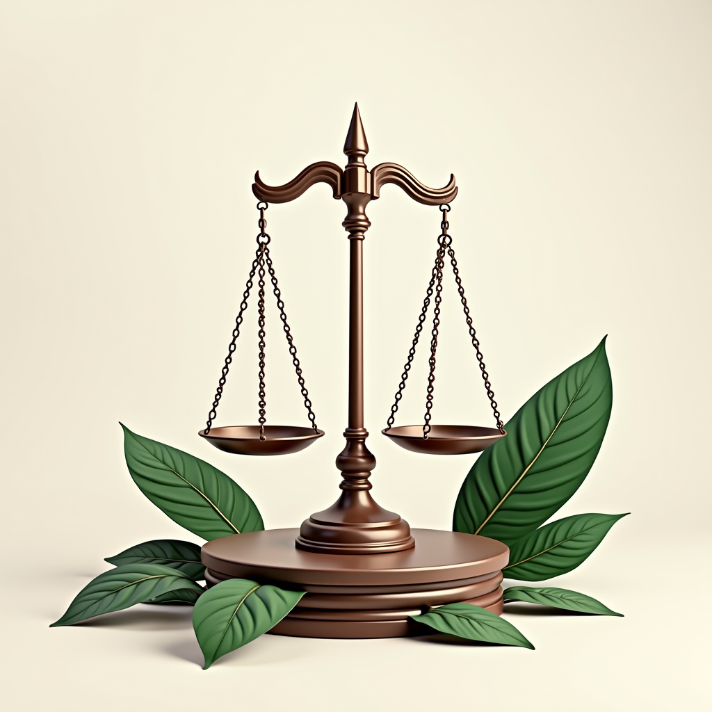 صورة توضيحية تمثل حل النزاعات التجارية في السعودية، تظهر رموز العدالة والوساطة والتحكيم مع عناصر تعبر عن الحلول الودية والقانونية